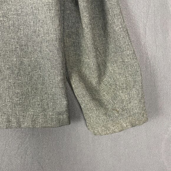 Tommy Hilfiger Jacket Men's XL Heather Gray Mock Neck Full Zip Textured Outdoor - Picture 9 of 16